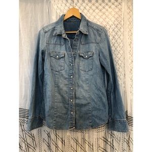 Perfect Denim Cowboy Shirt M